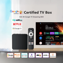 Dcolor Google TV Box GD2 with Chromecast built-in | GD2