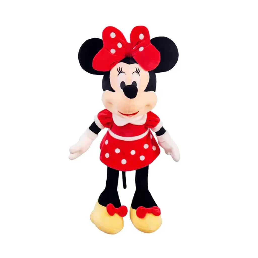 Minnie Mouse Plush Toy - Red Polka Dot Dress Soft Stuffed Doll | 1048056
