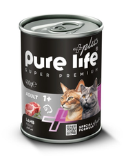 Pure Life Cat Wet Food Super Premium Lamb - 400g | PLC-400-LB