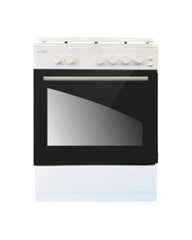 Big Chef GC655 Gas Cooker 60×55 cm - Silver | BIGWCOKGC655