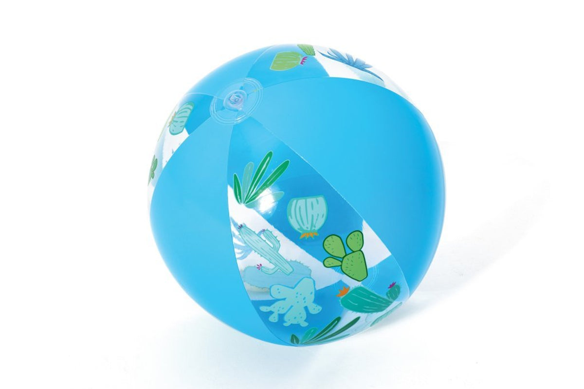 Bestway Inflatable Beach Ball - Blue Cactus Design | P-31036