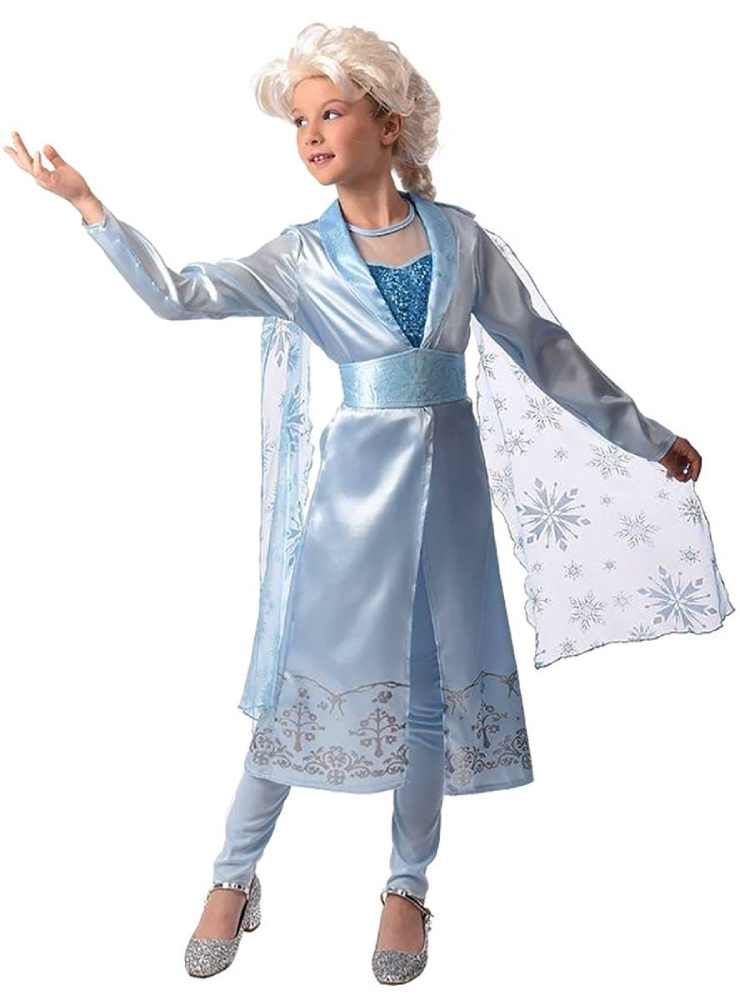 Ice Princess Costume (Jacket, Top, Belt, Legging, Two Veils) - Medium Size | 091465-LE0007