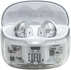 JBL TUNE BEAM True Wireless Noise Cancelling Earbuds Ghost White | JBLTBEAMGWHT
