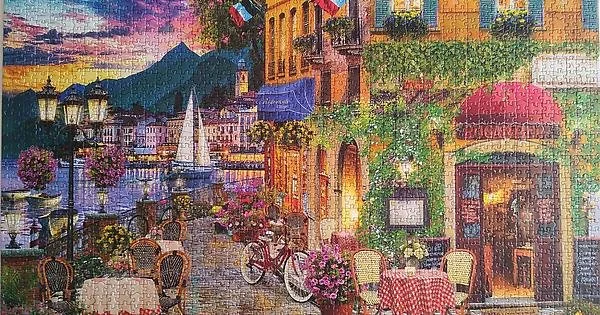 Educa Italian Lakeside Café 2000-Piece Puzzle | 18009