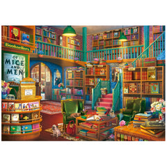Educa 19925 - Cozy Bookstore 1000-Piece Jigsaw Puzzle | 19925