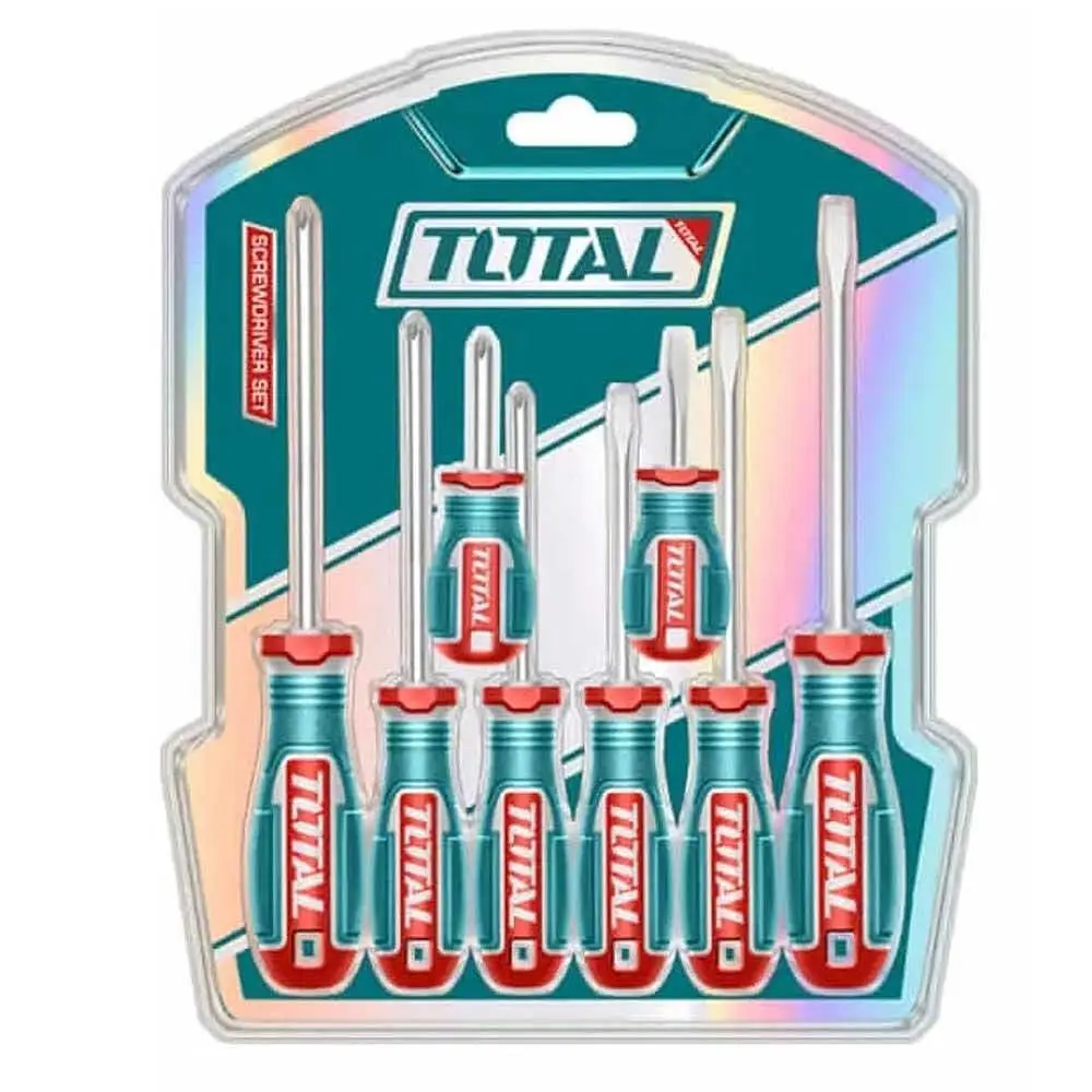 TOTAL 8 Pcs screwdriver set | TKSDS0826