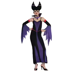 Evil Queen Costume (Dress, Collar, Headpiece & Gloelets) | 093098
