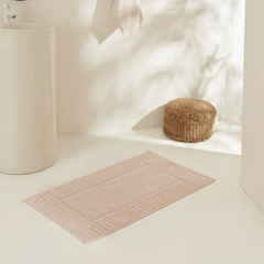 Karaca Home Paul Bath Mat Powder | 8680214366615