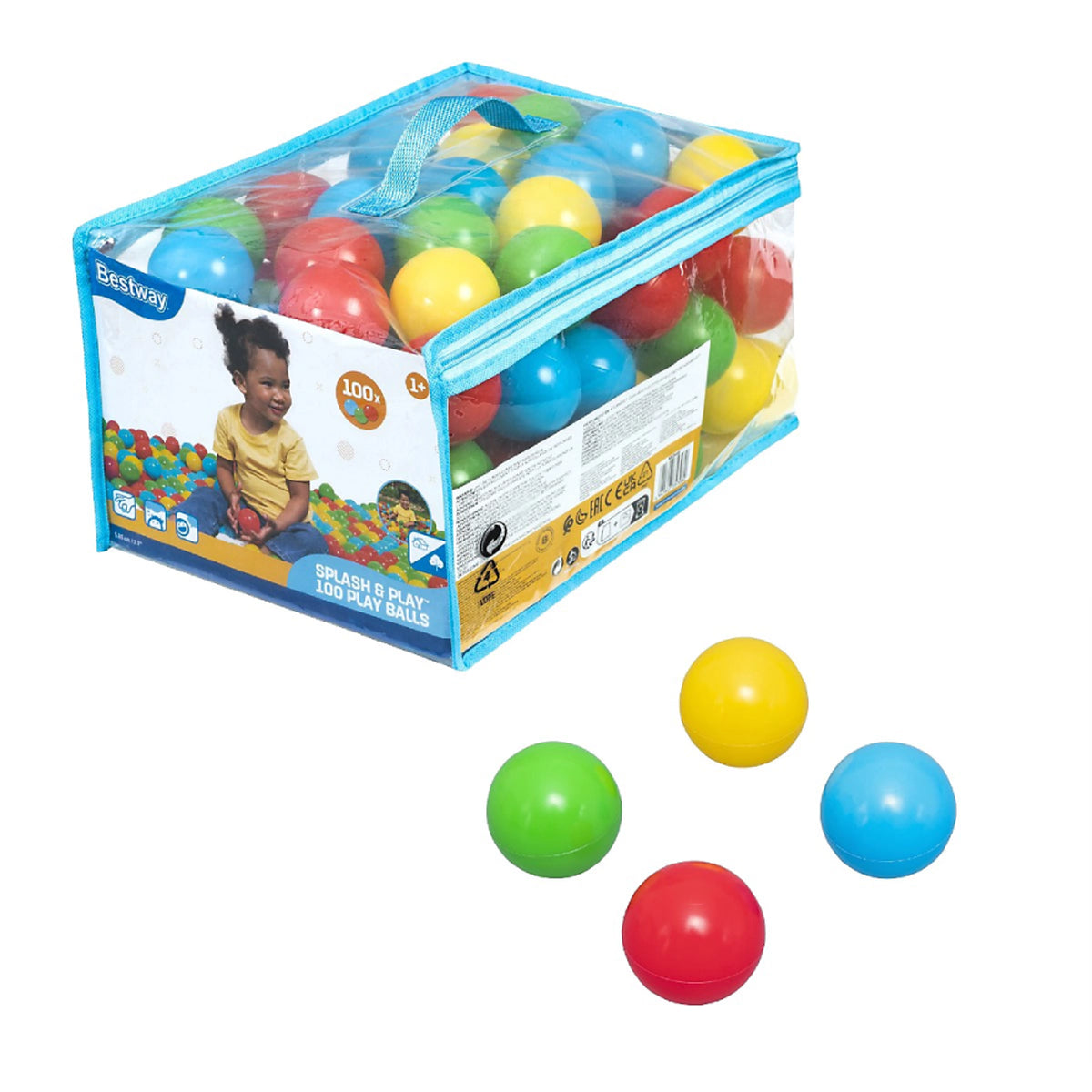 Bestway Splash & Play 100 Play Balls | P-52648