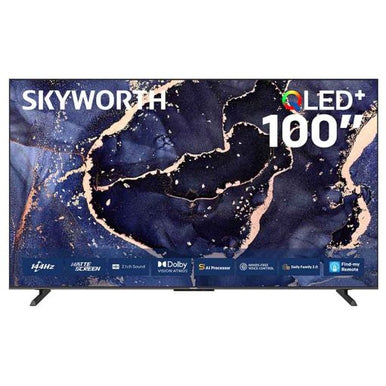 Skyworth 100Q7800H 100" QLED 4K UHD Smart TV - HDR10+, Dolby Audio, Wi-Fi, HDMI, USB | 100Q7800H