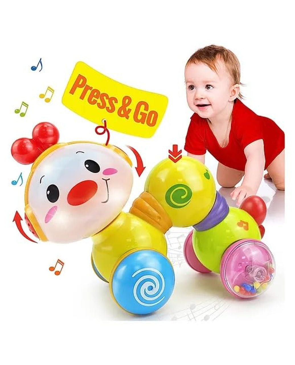 Mola Happy Wiggle Worm Baby Toy | 997