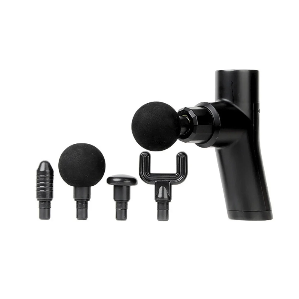 Professional Mini Massage Gun - 4 Adjustable Speeds with 4 Heads - Deep Vibration