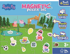 Trefl Peppa Pig - Magnetic Puzzle Set for Kids | 93164