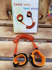 Baby Kids Safety Anti Lost Wrist Link Rope Walking Hand Belt (150cm, Orange) | BKWL-150OR