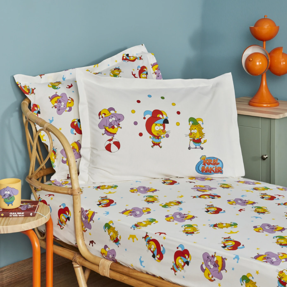 Karaca Homexkral Sakir Circus Single Bed Sheet Set | 200.22.14.0397