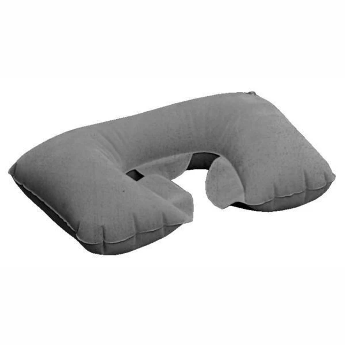 Bestway Inflatable Neck Cushion - 37 × 24 × 10 cm - Soft Flocked Travel Pillow | P-67006