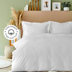 Karaca Back To Basic White Duvet Cover Set For One Person | 200.18.01.0064