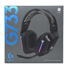 Logitech G733 LIGHTSPEED Wireless Gaming Headset with Suspension Headband - Black | 981-000863