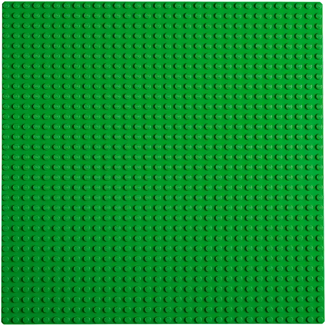 LEGO Classic Green Baseplate Building Blocks Toy Set; Toys for Boys, Girls, and Kids (1 Piece) | 11023