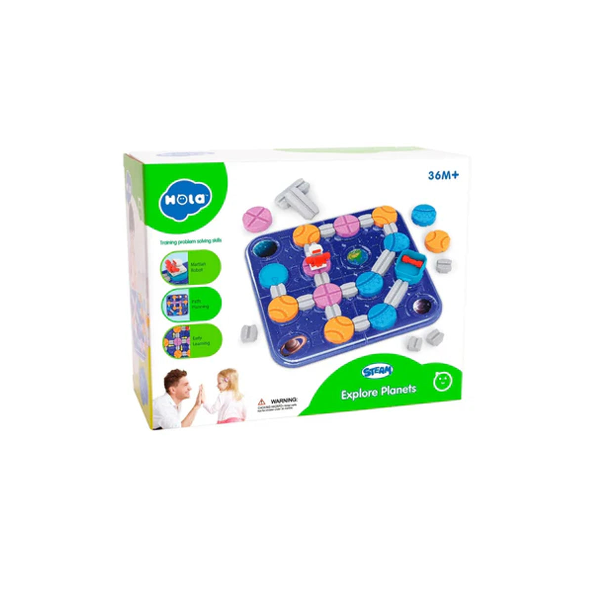 Hola Explore Planets STEAM Educational Puzzle Game | E7989