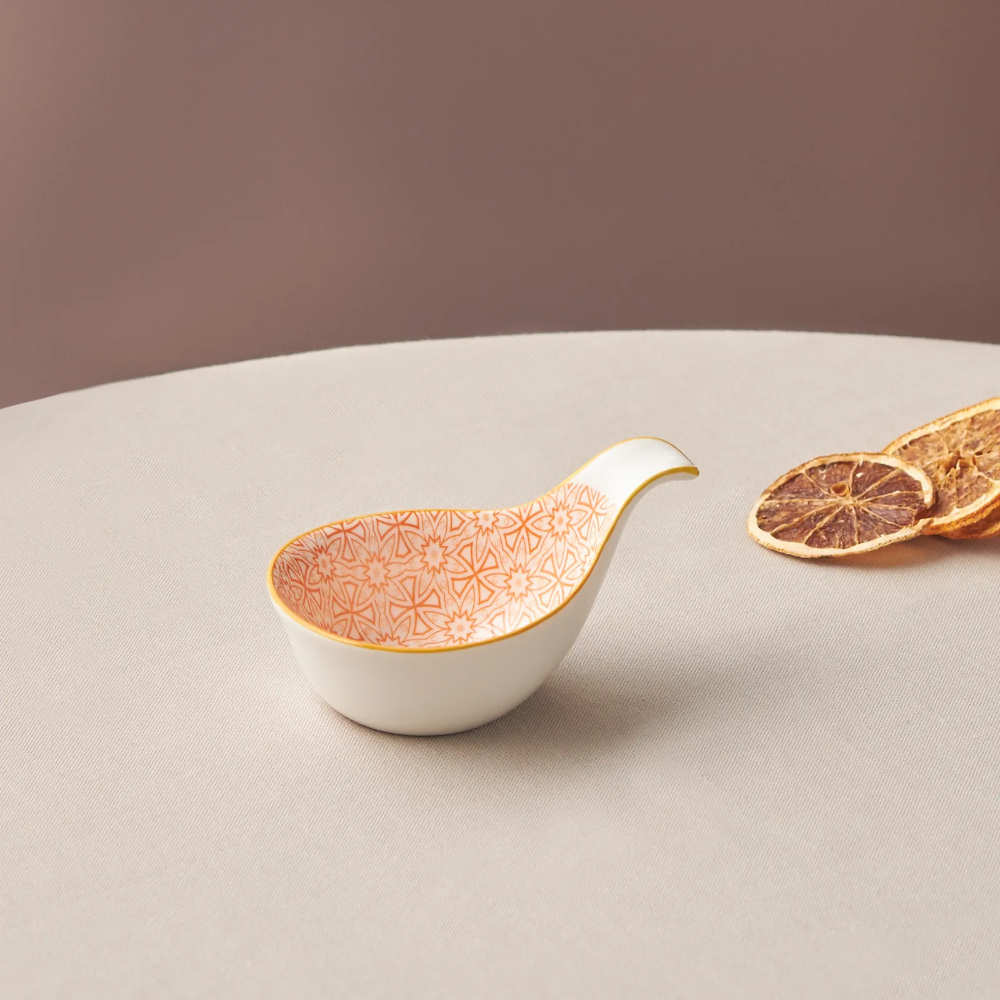 Karaca Floral [Orange] Drop Snack/Sauce Bowl 10cm | 153.03.08.2997