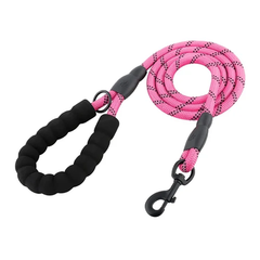 Heavy-Duty Rope Dog Leash - Pink | PET-DL-PNK01
