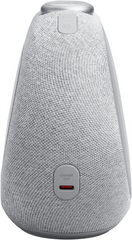JBL Horizon 3 Bluetooth Clock Radio Speaker with FM, DAB/DAB+, and Ambient Light - Gray