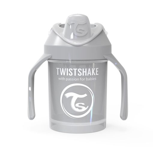 Twistshake 230ml Mini Sippy Cup - Pastel Gray | TWI78272