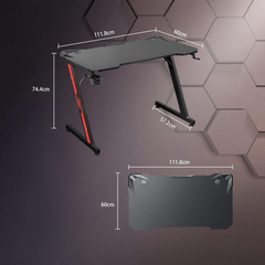 Homall Gaming Ergonomic Computer and Gaming Table Z Shaped for Pc | GD001