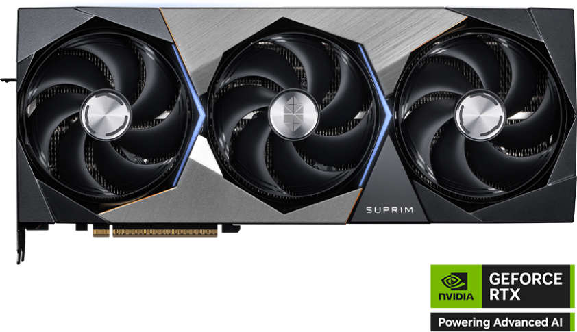 MSI GeForce RTX 5080 16G Suprim Liquid SOC Graphics Card, 16GB GDDR7 256-Bit Memory, 2745 MHz Boost Clock, 30 Gbps Memory Speed, 10752 CUDA Cores, PCI Express Gen 5 x16 | 912-V531-027