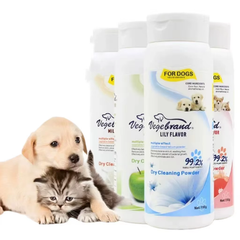 Vegebrand Dry Cleaning Powder for Dogs - Milk Flavor - 150g - Powder Dry Shampoo