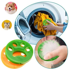 Furzapper Pet Hair Remover - Reusable Rubber Laundry Tool for Dog & Cat Hair (2 Pack)