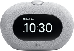 JBL Horizon 3 Bluetooth Clock Radio Speaker with FM, DAB/DAB+, and Ambient Light - Gray