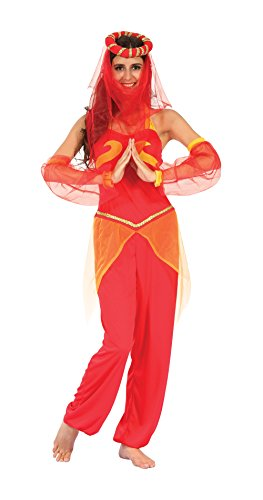 Arabian Dancer Costume (Jumpsuit, Glovelets & Headpiece with Veil) | 099846