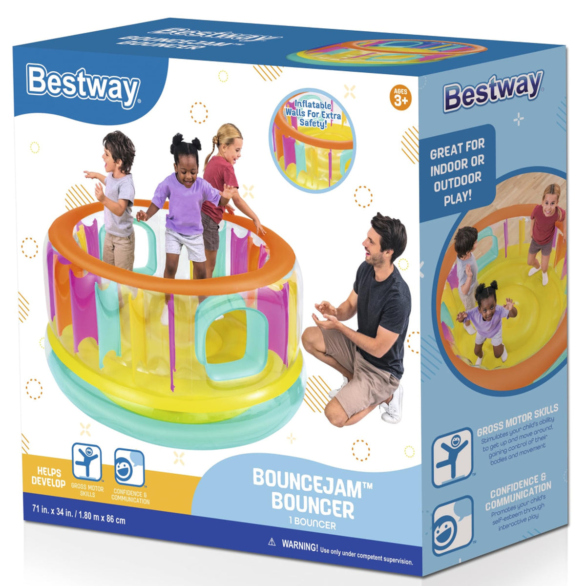 Bestway Inflatable Playpen - Multicolor | P-52262