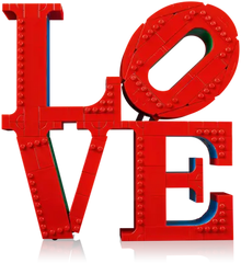مجموعة بناء LEGO Art Love القابلة للتجميع | 31214