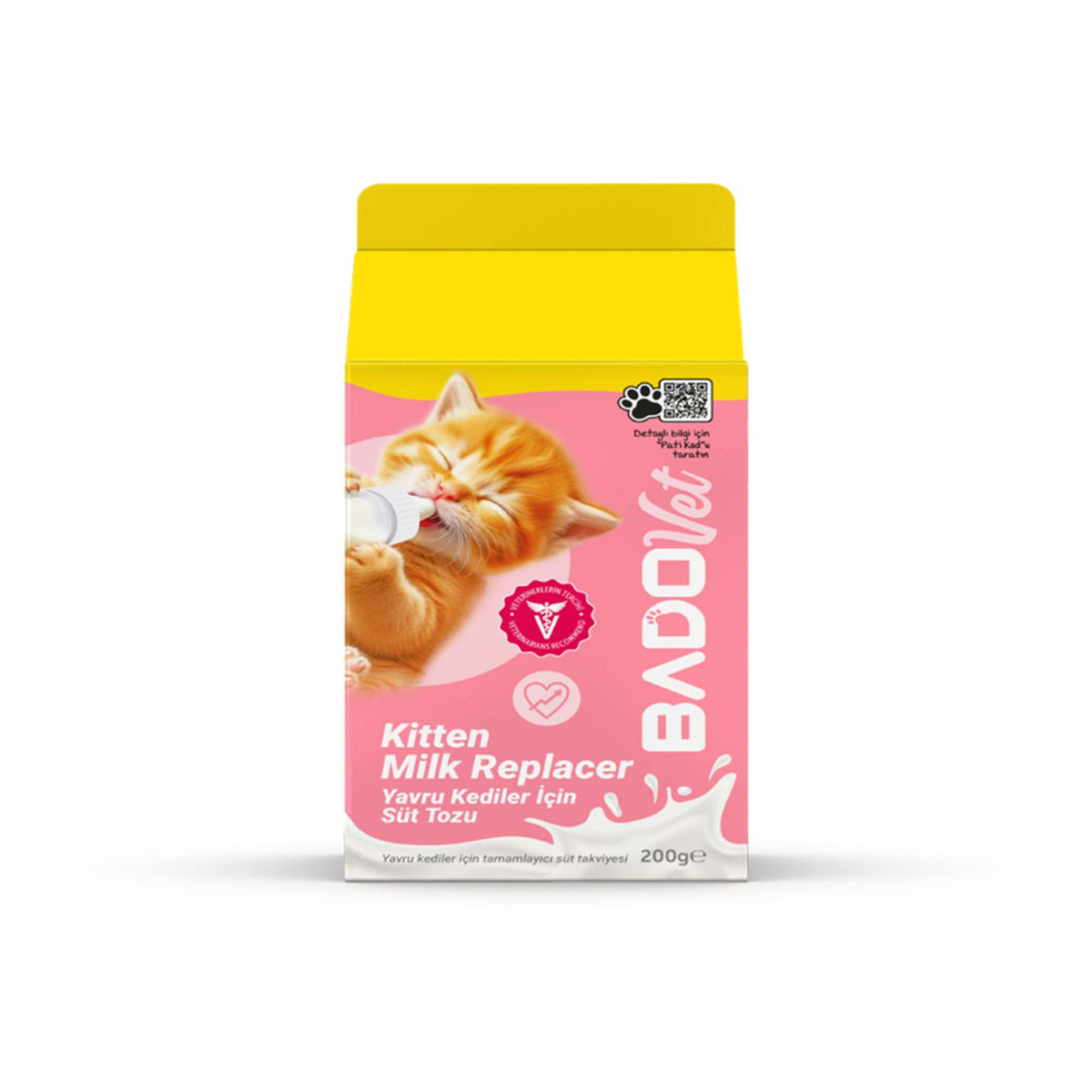 Bado Kitten Milk Replacer, Milk Powder 200 Ml | 9060136