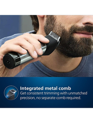 Philips Prestige Beard Trimmer - Corded & Cordless, Full Metal Blades | BT9810/13