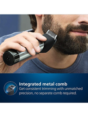 Philips Prestige Beard Trimmer - Corded & Cordless, Full Metal Blades | BT9810/13
