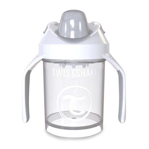 Twistshake 230ml Mini Sippy Cup - White | TWI78053