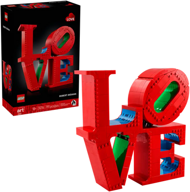 مجموعة بناء LEGO Art Love القابلة للتجميع | 31214