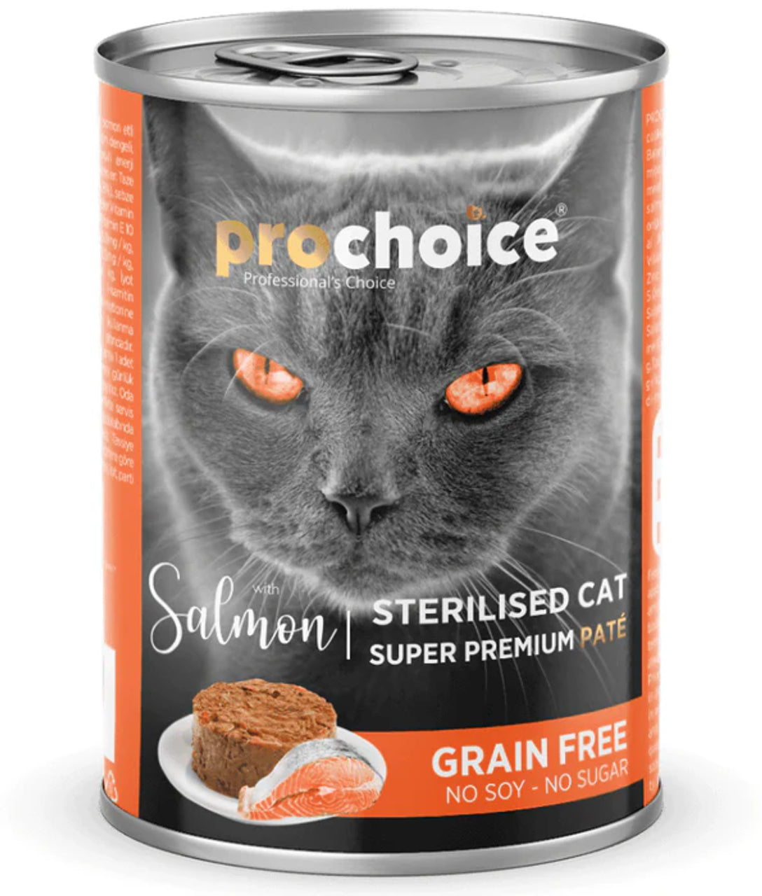 Prochoice Adult Cat Salmon Sterilized Pate 400 Grs | P3002