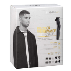 BaByliss MEN 10-in-1 Carbon Titanium Multi-Purpose Trimmer with Nose Trimmer | MT727E