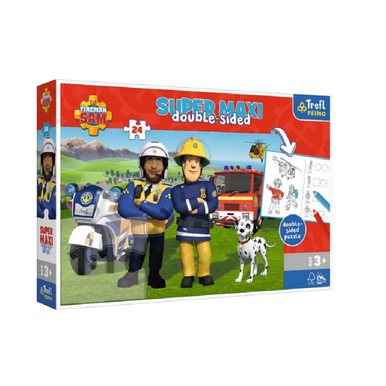 Trefl Fireman Sam - Super Maxi أحجية على الوجهين 24 قطعة | 41015
