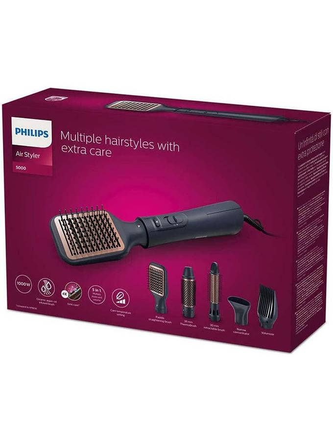 Philips Airstyler - 1000W, 5 Styling Attachments, Ionic Care | BHA530/03