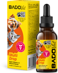 قطرات مكمل غذائي للقطط والكلاب Bado Multi 50 مل | 9060563
