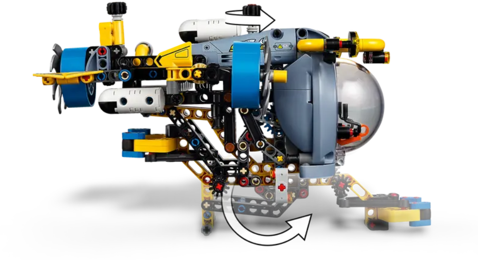 LEGO Technic Deep-Sea Research Submarine Toy - Building Toy | 42201