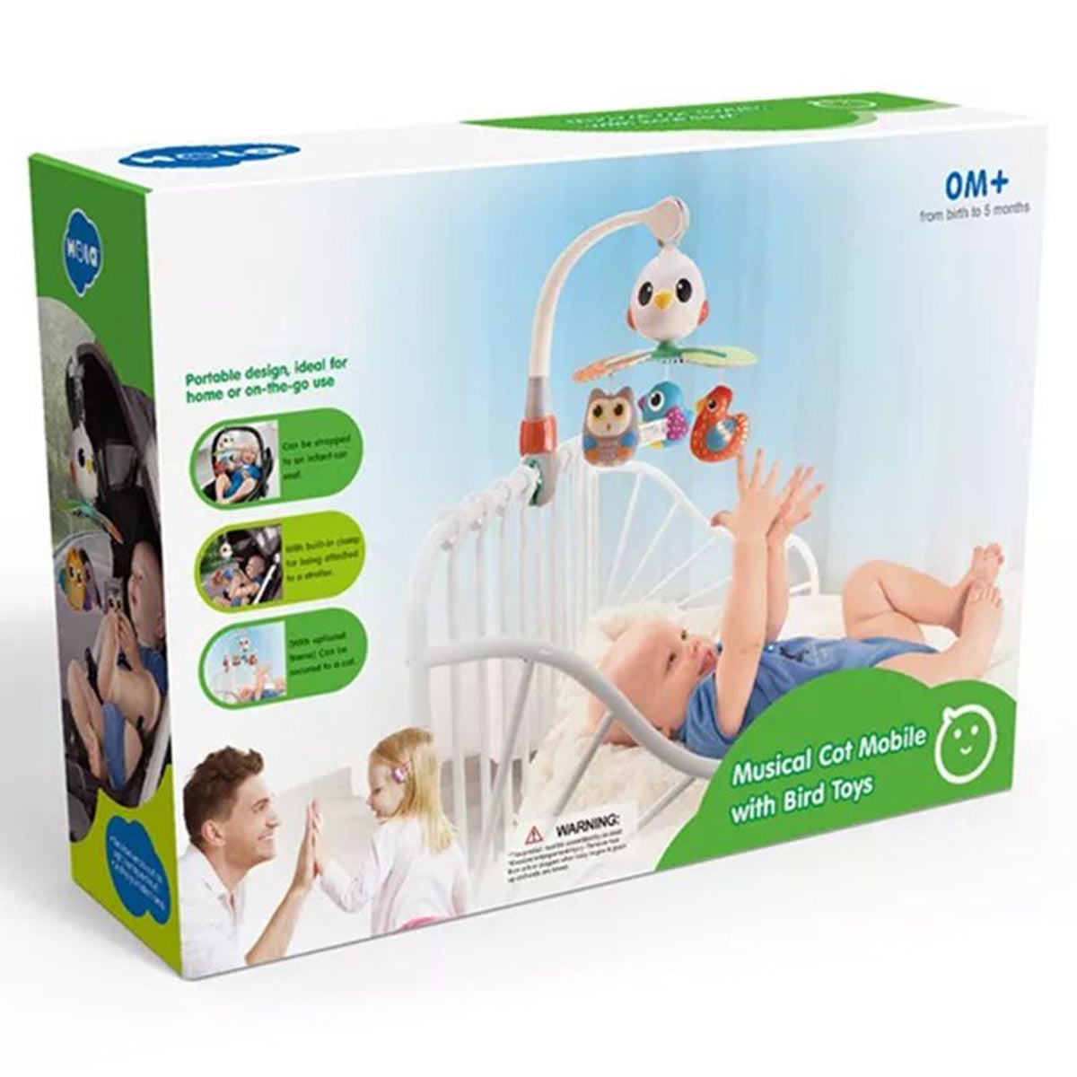 Mola Baby Crib Mobile with Hanging Toys & Music | E995