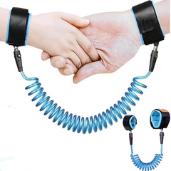 Baby Kids Safety Anti-Lost Wrist Link Rope Walking Hand Belt - Blue | 519-BL