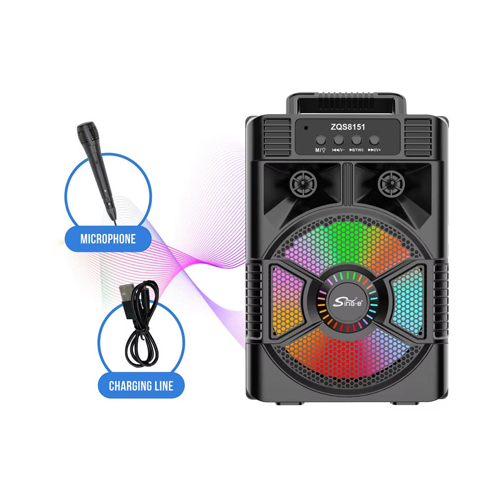 8-inch Party Outdoor Portable Wireless bluetooth Speaker Portable Audio Player | ZQS8151